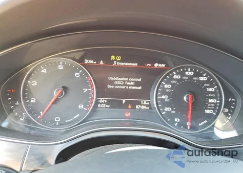 2013 Audi A6 Premium Plus z USA, uszkodzony, nr VIN WAUGGAFC0DN003861